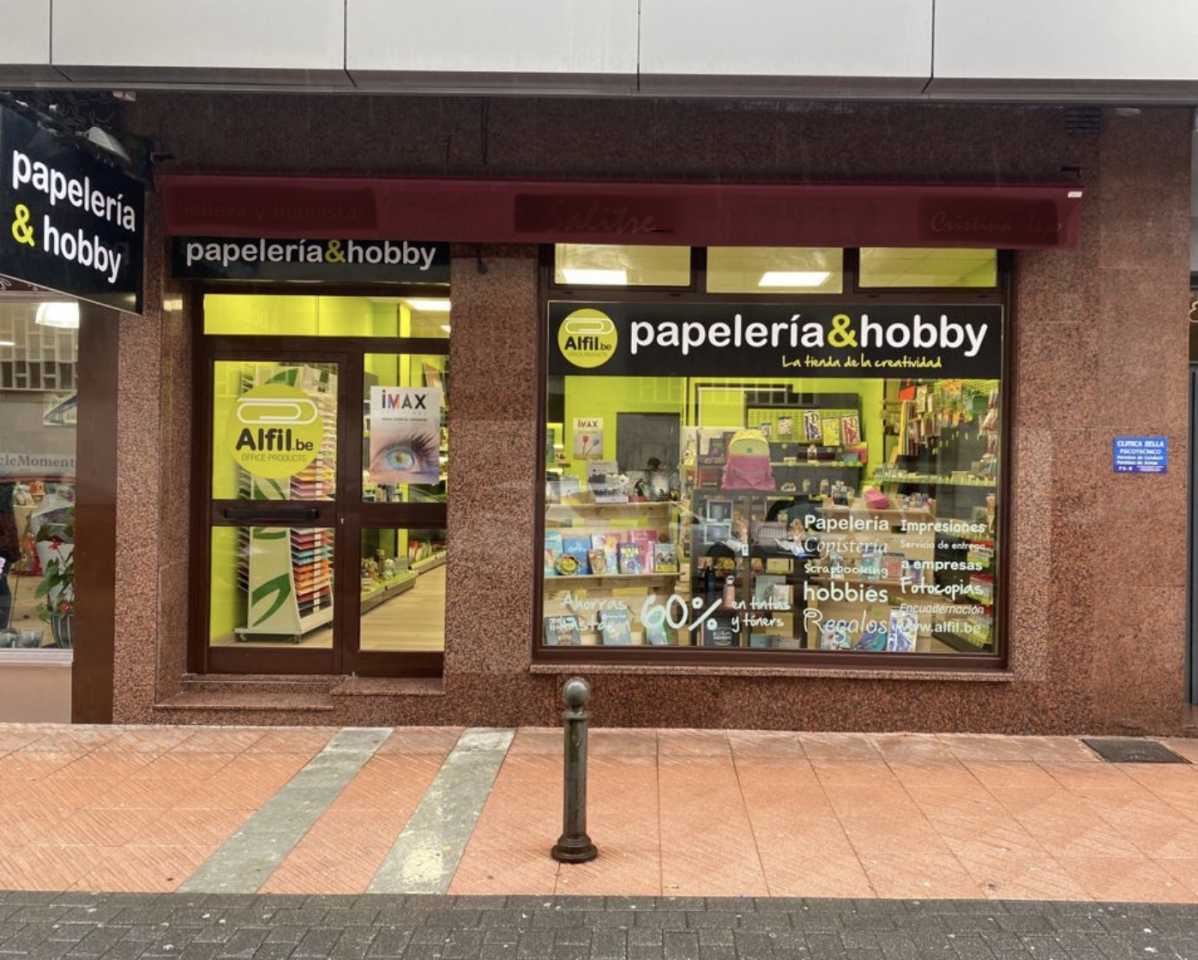 Nueva inauguración Alfil.be Ribadesella Papeleria & Hobby