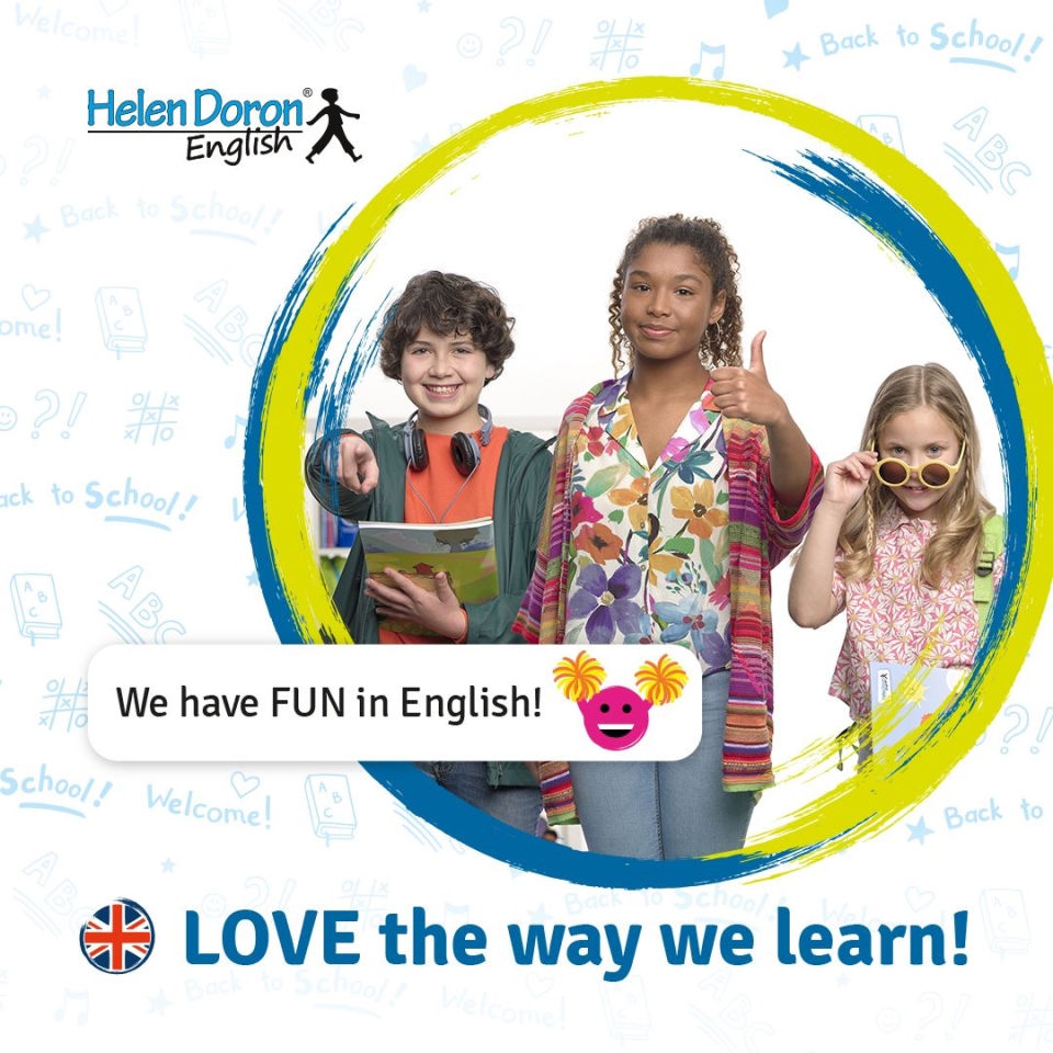 Vuelta al cole en los centros de inglés para niños Helen Doron English
