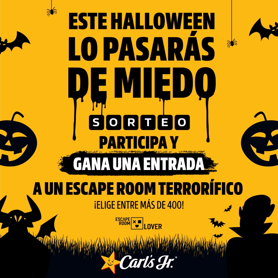 CARL’S JR., UNA EXPERIENCIA  TERRORÍFICA PARA HALLOWEEN