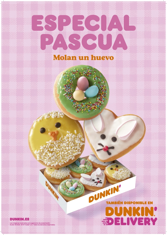 LOS NUEVOS DUNKINS ESPECIALES DE PASCUA “MOLAN UN HUEVO”