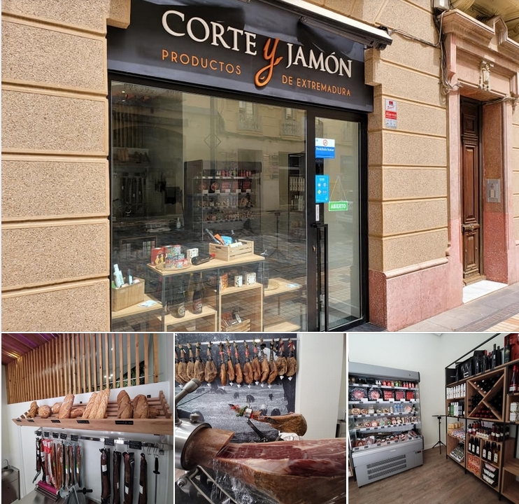 Corte y jamón, tiendas de productos artesanos