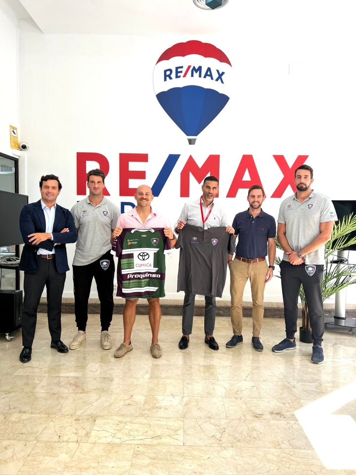 REMAX TOP Y SU AGENTE HAMILTON BONES, PATROCINADORES DEL CLUB RUGBY MÁLAGA