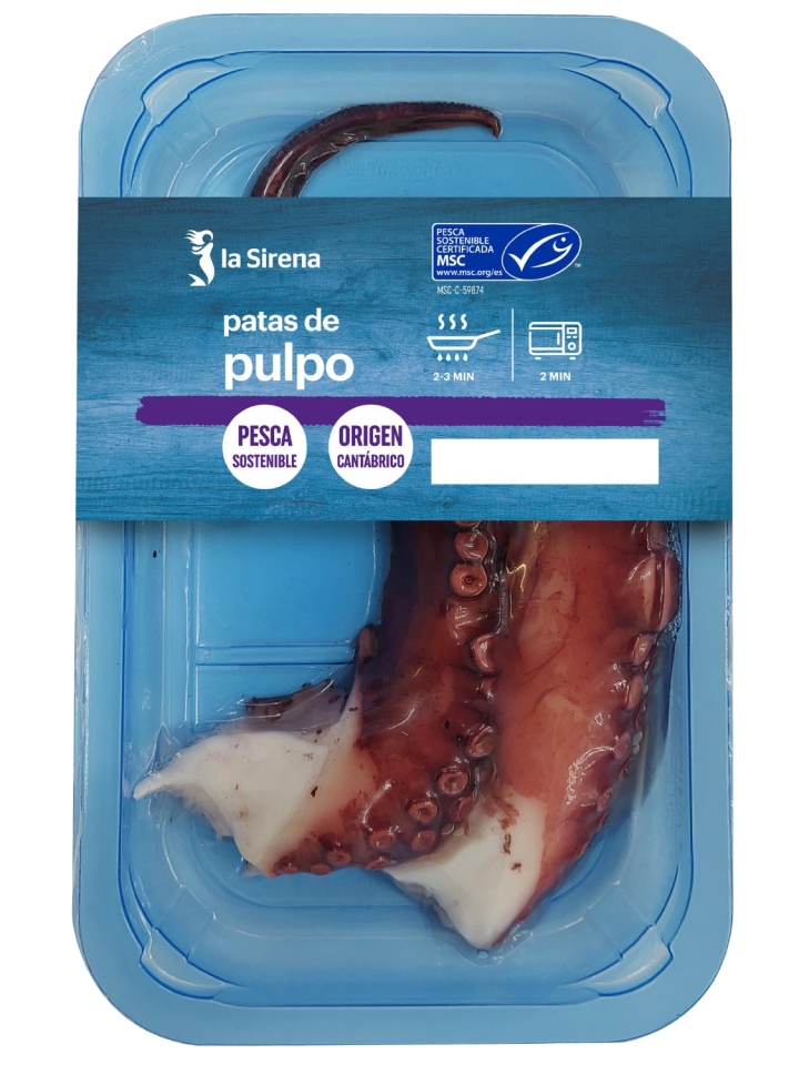 LA SIRENA LANZA SU PULPO CON EL CERTIFICADO DE PESCA SOSTENIBLE MSC