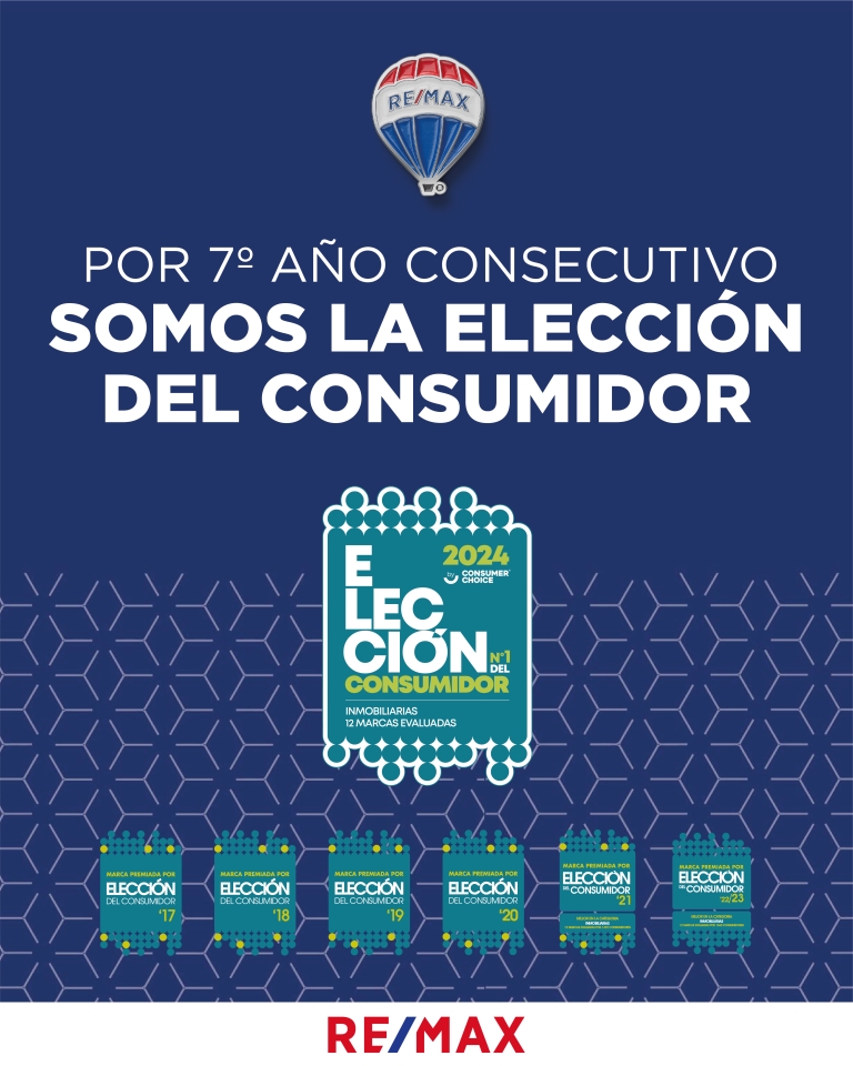 LOS CONSUMIDORES ELIGEN POR 7º AÑO CONSECUTIVO A REMAX ESPAÑA COMO LA MEJOR OPCIÓN PARA COMPRAR O VENDER SU HOGAR