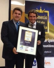 Carlin recibe el Premio al “Mejor Comercio 2013 en el Sector de Material de Oficina”