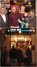 La Masiva inauguración de Color Plus Ponferrada llenó la tienda.