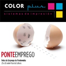 La franquicia Color Plus, partifipa en la feria de emplo de Pontevedra,  