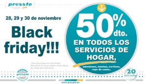 La franquicia de Tintorerías Pressto se suma al Black Friday