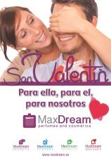 MaxDream lanza su campaña promocional para San Valentín