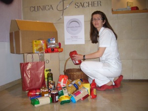 Clínica Sacher campaña de solidaridad