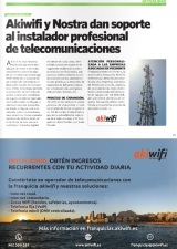 akiwifi, noticia en la revista Telecomunicaciones de Feceminte