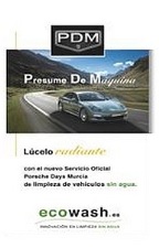  Ecowash participará como patrocinador en la Porsche Days Murcia