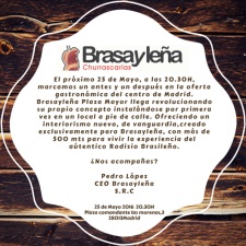 Primer restaurante BrasayLeña abierto a pie de calle,