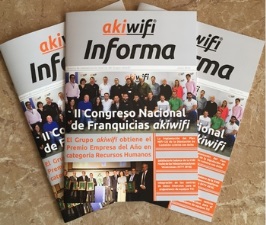 El Grupo akiwifi presenta sus últimas novedades en el congreso nacional  