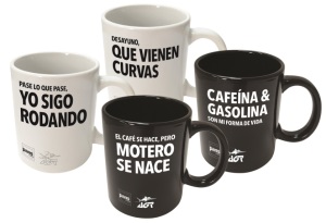 PANS & COMPANY LANZA UN  COLECCIONABLE DE “TAZAS MOTERAS” •	“El café se hace, pero motero se nace”, “Cafeína & gasolina son mi forma de vida”, “Pase l