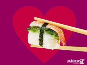 Una explosión de sabores gourmet en forma de sushi para San Valentín