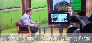 Reines Grupo Inmobiliario ocupa un hueco destacado en la televisión de la comunidad de Madrid.