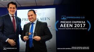 Empresario 2.0 recibe el premio Empresa Innovadora AEEN 2017