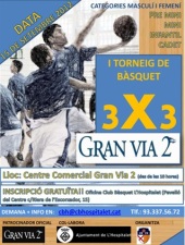 Dulce Diseño colabora con el I Torneo de Básquet 3x3 en el Centro Comercial Gran Vía 2 de Hospitalet de Llobregat