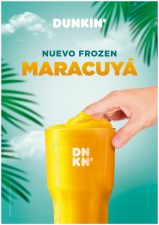 DUNKIN' COFFEE lanza la nueva bebida frozen de Maracuyá