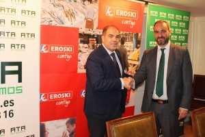 Franquicias EROSKI Y ATA firman un acuerdo de colaboración para dar apoyo e impulsar el emprendimiento.