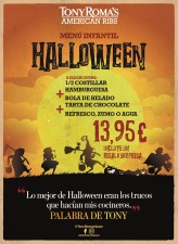 TONY ROMA´S celebra Halloween con propuestas para todos los públicos